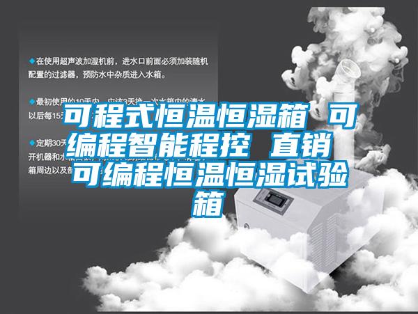 可程式恒温恒湿箱 可编程智能程控 直销 可编程恒温恒湿试验箱