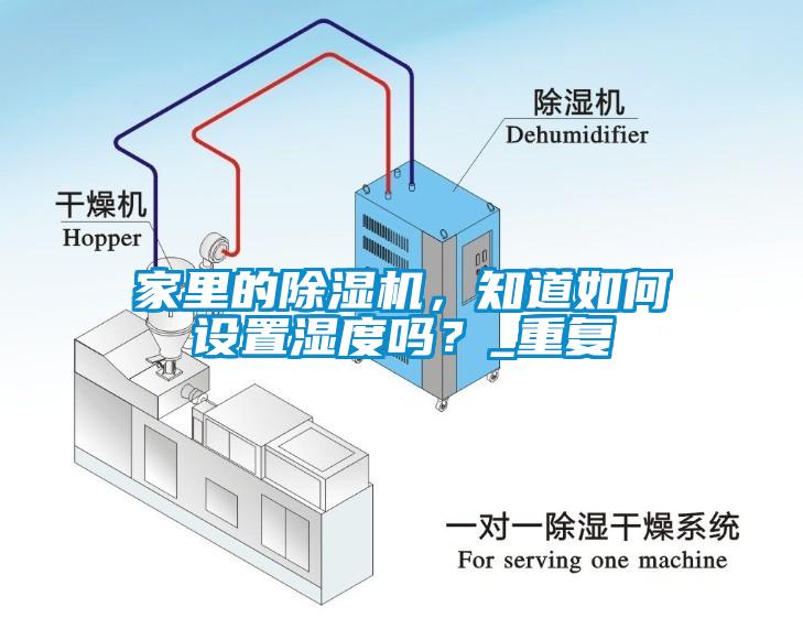 家里的除湿机，知道如何设置湿度吗？_重复