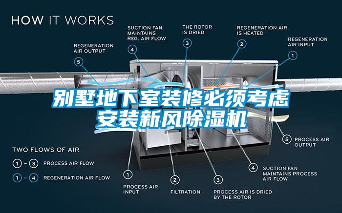 别墅地下室装修必须考虑安装新风除湿机