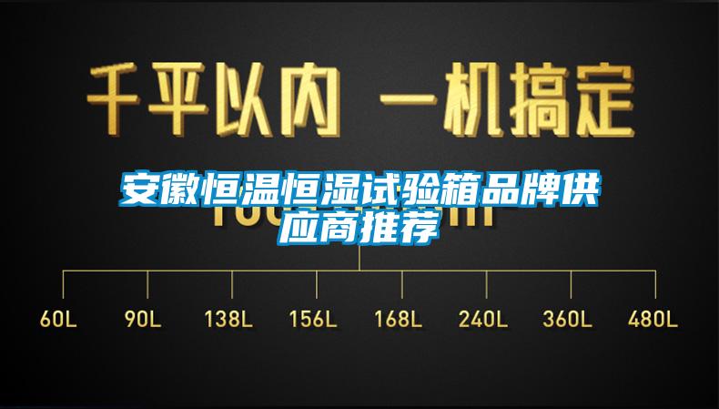 安徽恒温恒湿试验箱品牌供应商推荐