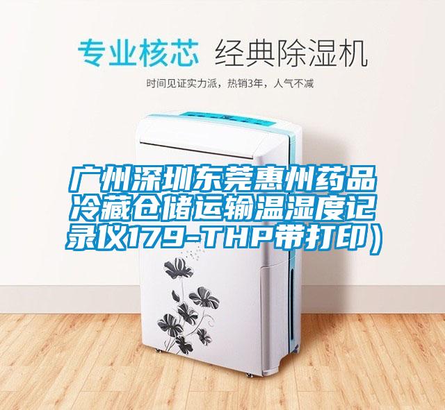 广州深圳东莞惠州药品冷藏仓储运输温湿度记录仪179-THP带打印）