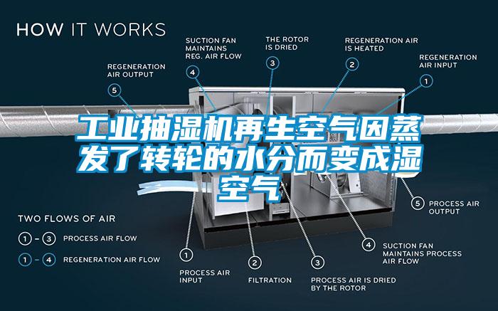 工业抽湿机再生空气因蒸发了转轮的水分而变成湿空气