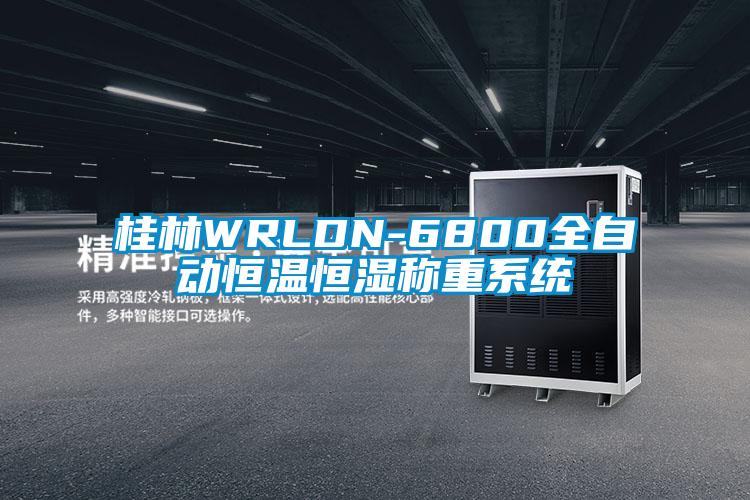 桂林WRLDN-6800全自动恒温恒湿称重系统